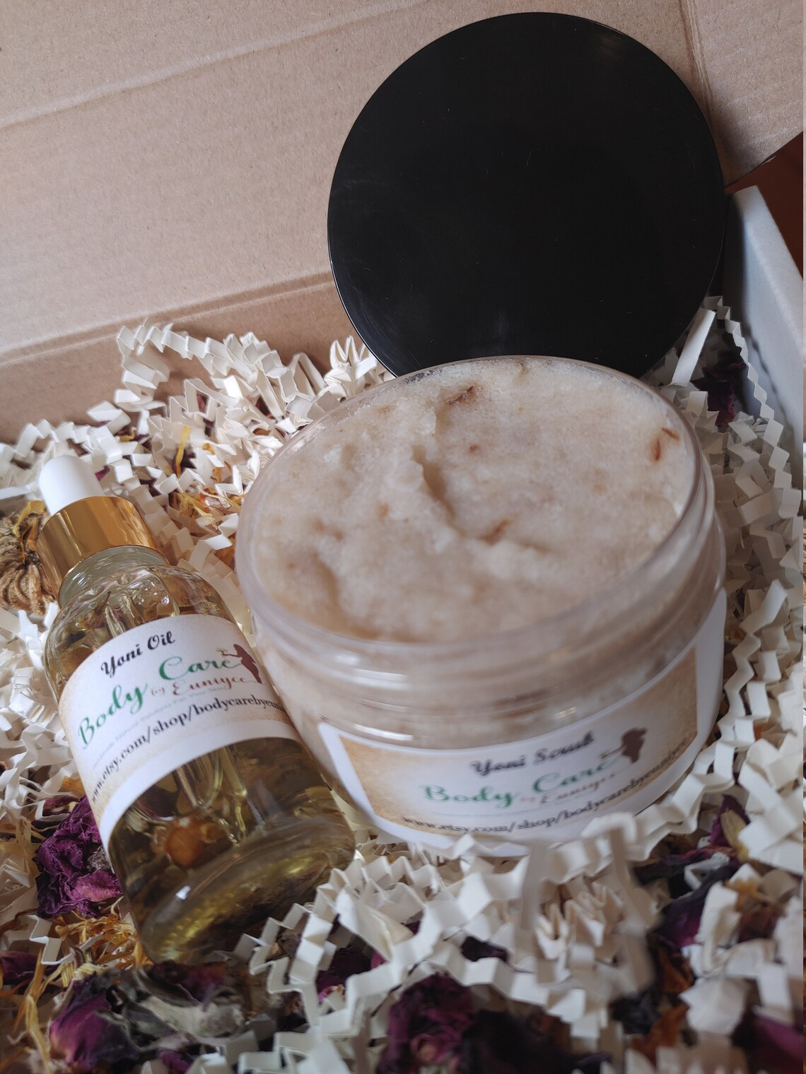 Yoni Care Set Yoni Oil Yoni Scrub Etsy