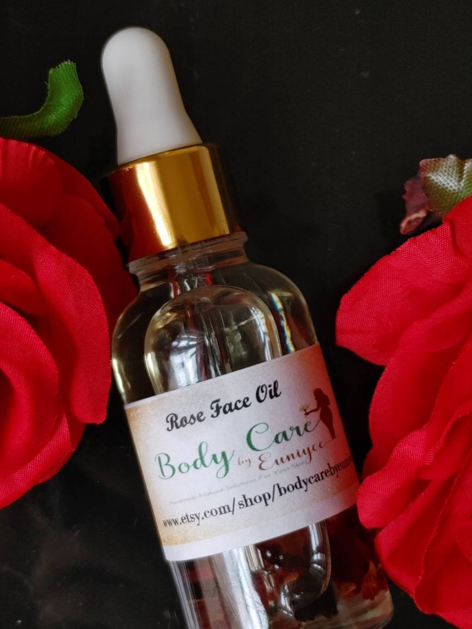 Rose Face Oil Face Oil Rose Face Serum Facial Serum Etsy
