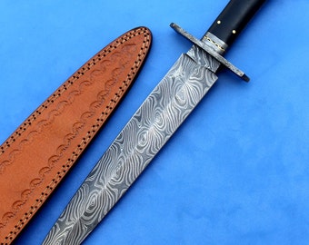 HTB-2 Hand Forge Sanmai Knife custom handmade Skinner Knife / Ram Horn —  HomeTown Knives