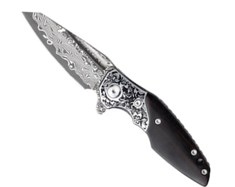 HTODK23009 / Flipper Pocket Knife / Handcrafted / Hometown Knives / EXCLUSIVE