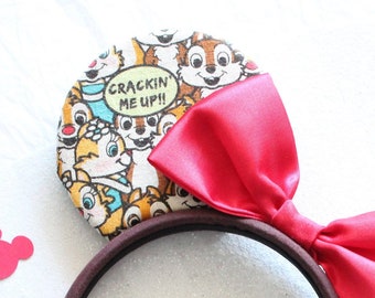 Chip and Dale Mouse Ears, Chipmunk Mouse Ears, Mouse Ears