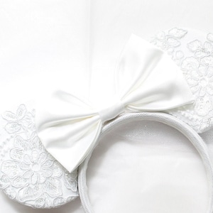 Bridal Mouse Ears, Bride Mouse Ears, Wedding Mouse Ears, Mouse Ears