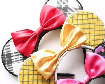 Totally Clueless Inspired Mouse Ears, Clueless Inspired Mouse Ears, 90s Nostalgia Mouse Ears, 90s Mouse Ears, Mouse Ears