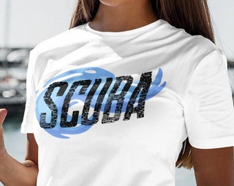 Scuba Diving T-Shirt - Men's And Women's Diving Tee - Water Sports Gear - Short-Sleeve Unisex T-Shirt