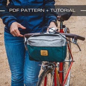 Handlebar bag bike Pattern and Tutorial PDF image 2