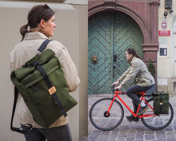 Bicycle Pannier Bag / Cycling Backpack 