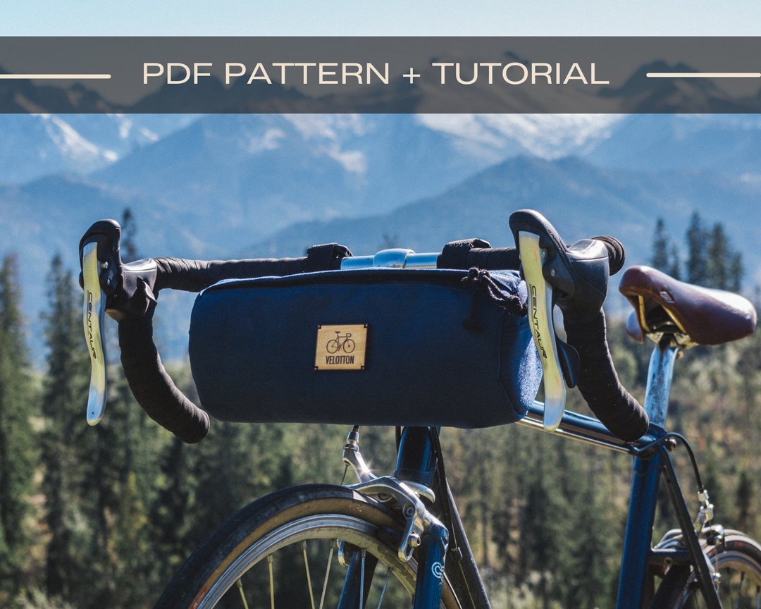 Bike Handlebar Bag Sewing Pattern Pdf Tutorial Etsy