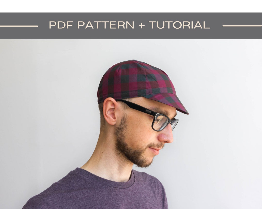 Cycling Cap Sewing Tutorial PDF Pattern Etsy