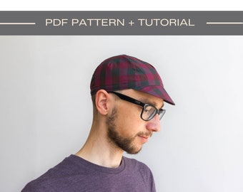 Cycling cap Sewing tutorial PDF pattern