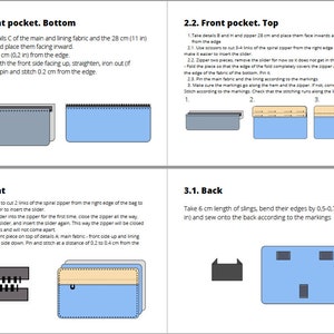 Handlebar bag bike Pattern and Tutorial PDF image 9