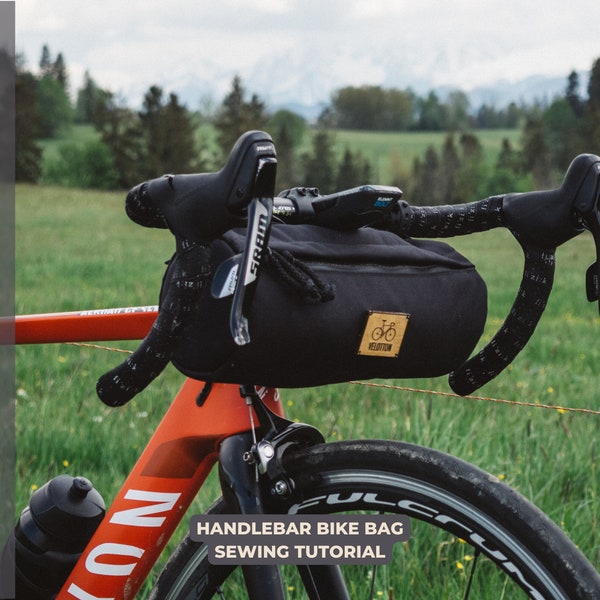 Bike handlebar bag sewing pattern pdf tutorial