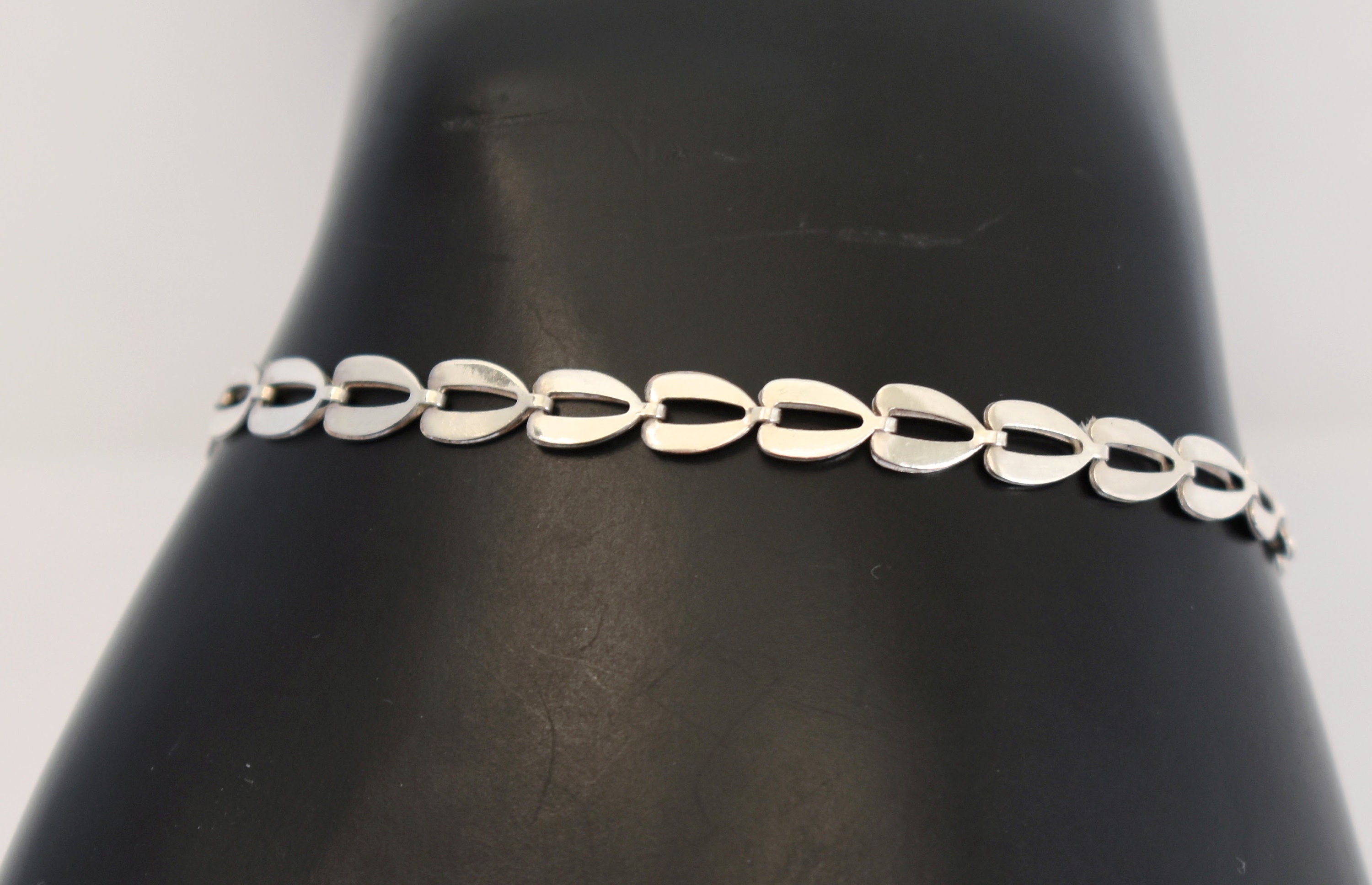 Vintage ITALY 925 Signed Solid Sterling Silver 8mm Link