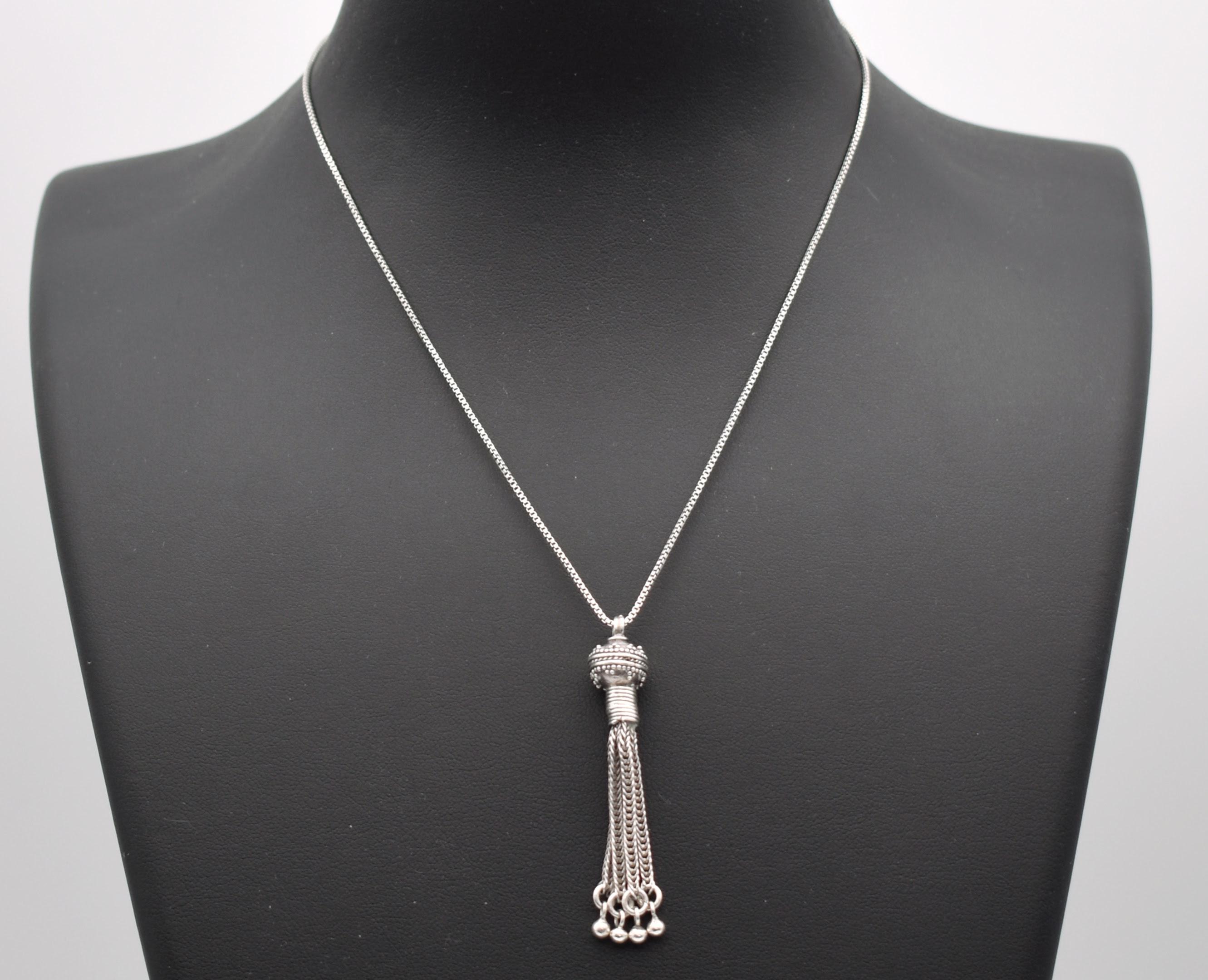 Silver Necklace Italy 1980s - Etsy Australia