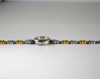 80's Disney by SII MC0244 Gold Mickey Mouse Wrist Watch