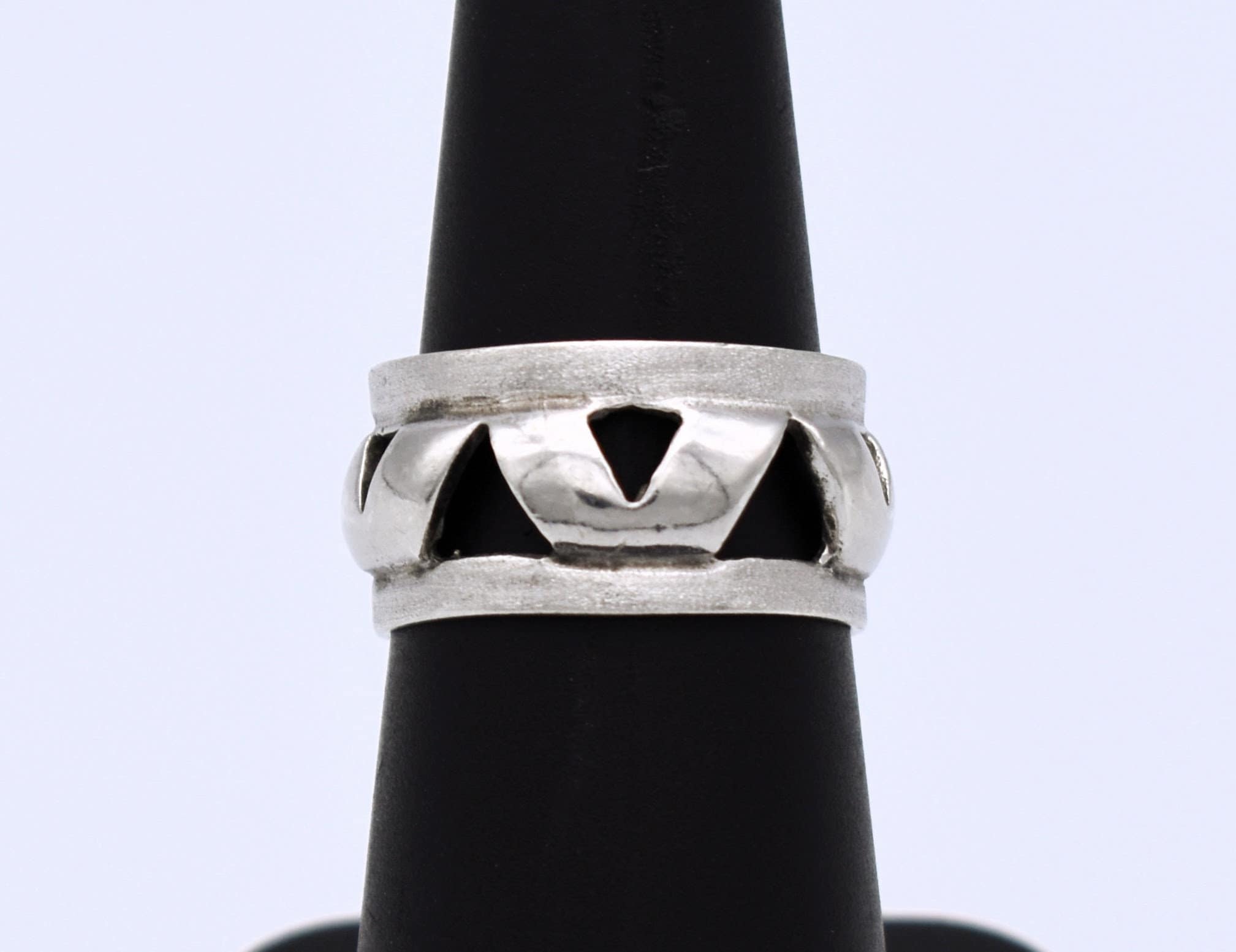 90s Ring Sterling Silver Size 6.5 - Etsy