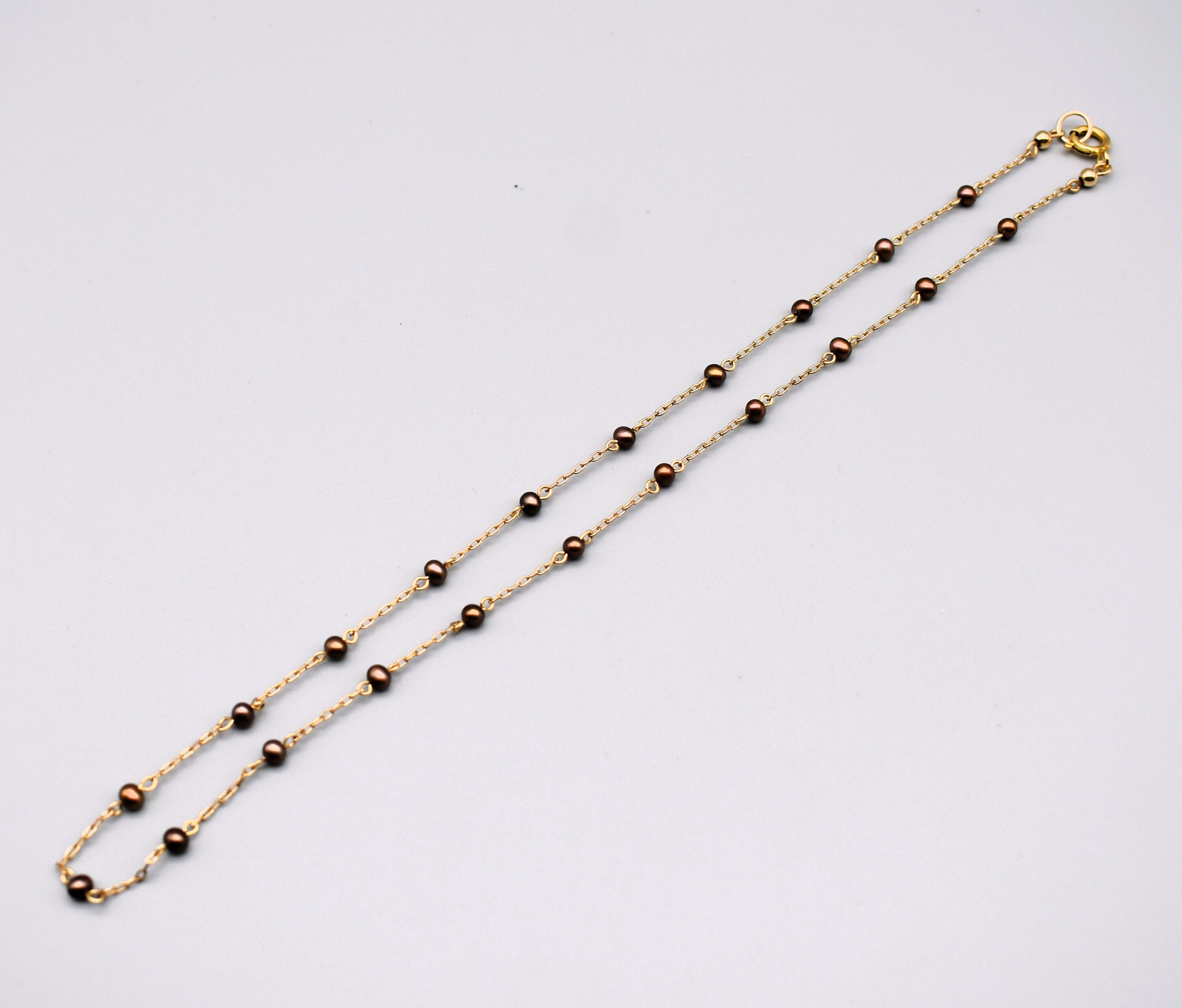 ●TATIANA● 14k Gold Filled Mignon Pearl Point NecklaceNZ114 Wendy Mignot | Zak Tahitian Necklace with Knots