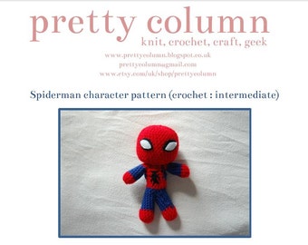 PDF of Spiderman crochet pattern (doll)