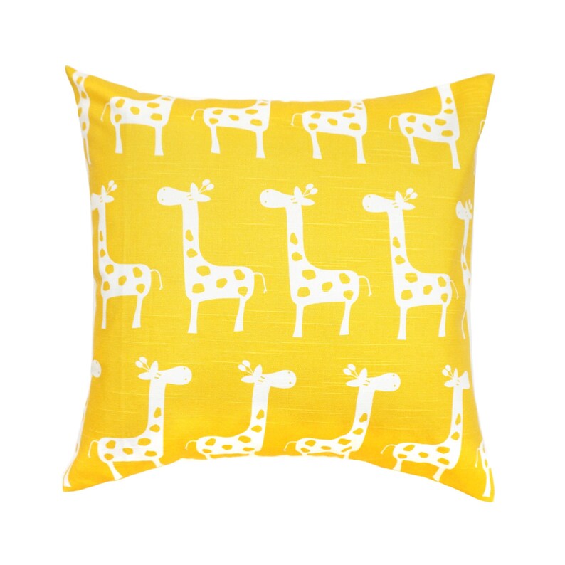 Yellow Throw Pillow Cover.grey Toss Pillows.yellow Grey Etsy