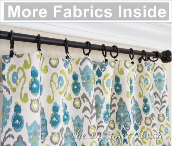 Pair Pea Curtain Panels Kiwi Green Navy Blue Curtains Ikat Hong Kong Pair Pea Curtain Panels Kiwi Green, What Size Curtains For 63 Window