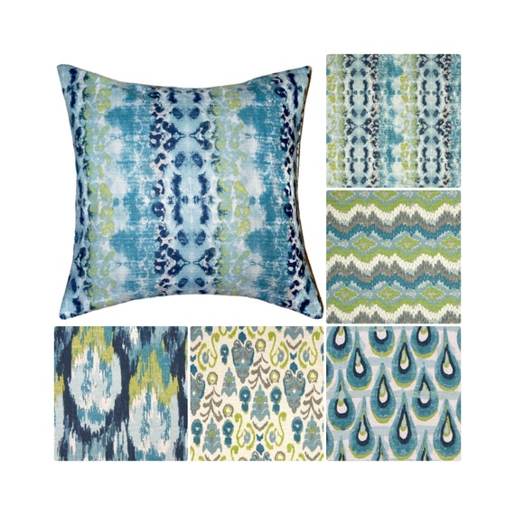 Pillow Cover.Blue Decorative Pillows Peacock Pillow | Pillows, Throw pillows