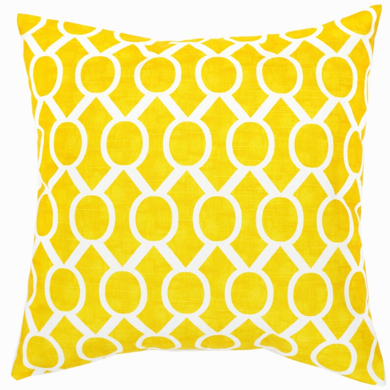 Gray Yellow Pillows.grey Pillow Cover.yellow Gray Pillows.grey Etsy