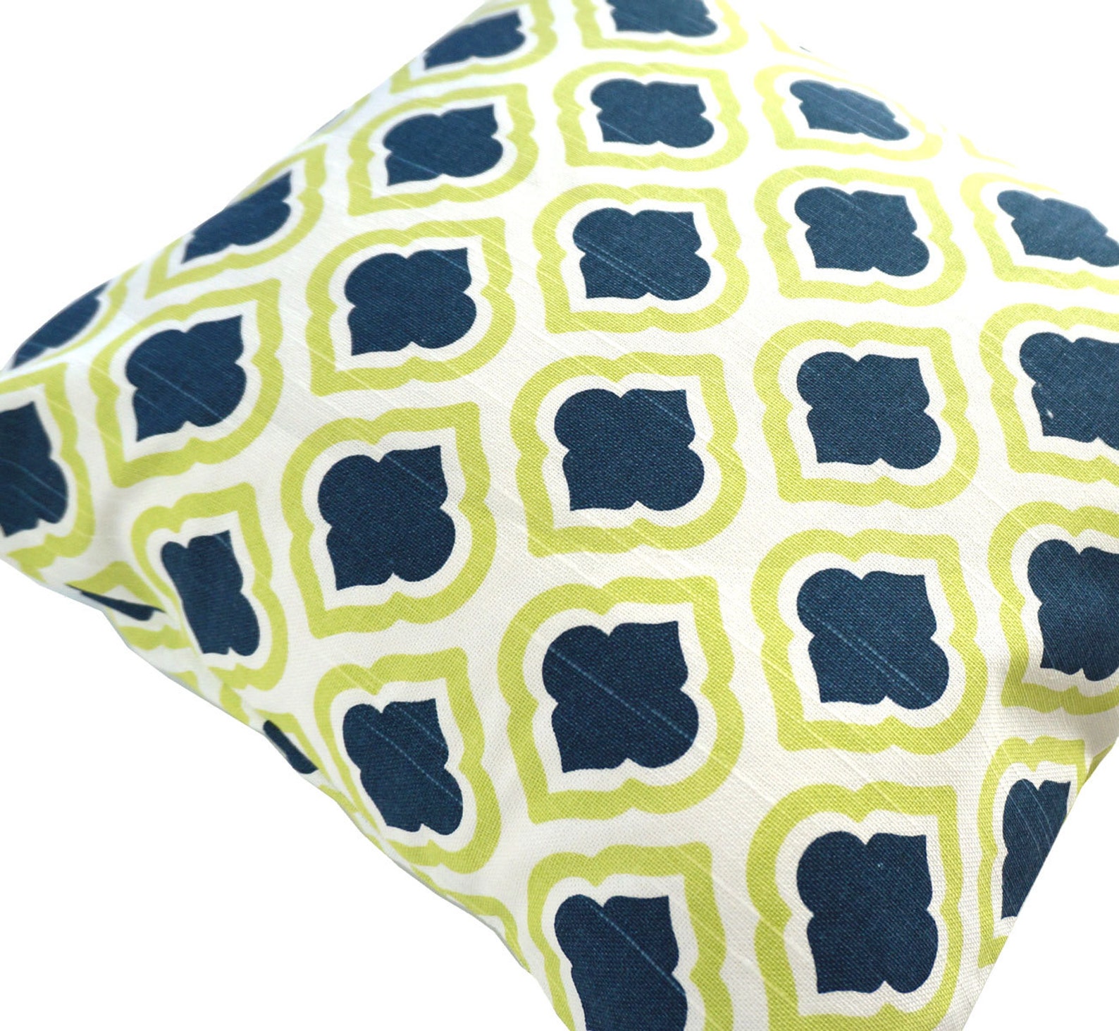 Lime Green Pillow Covers.decorative Pillows.navy Blue Etsy