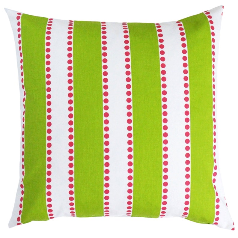 Green Throw Pillow Cover.hot Pink Toss Pillow.gray Etsy