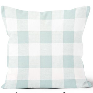 Cream Gingham Pillow Cover Buffalo Farmhouse Waverly Pillows Gingham Check