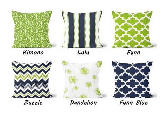 lime green throw pillow