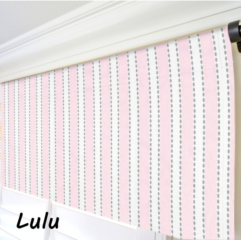 Light Pink Window Valance. Pink Grey Valance. Pink Damask Etsy