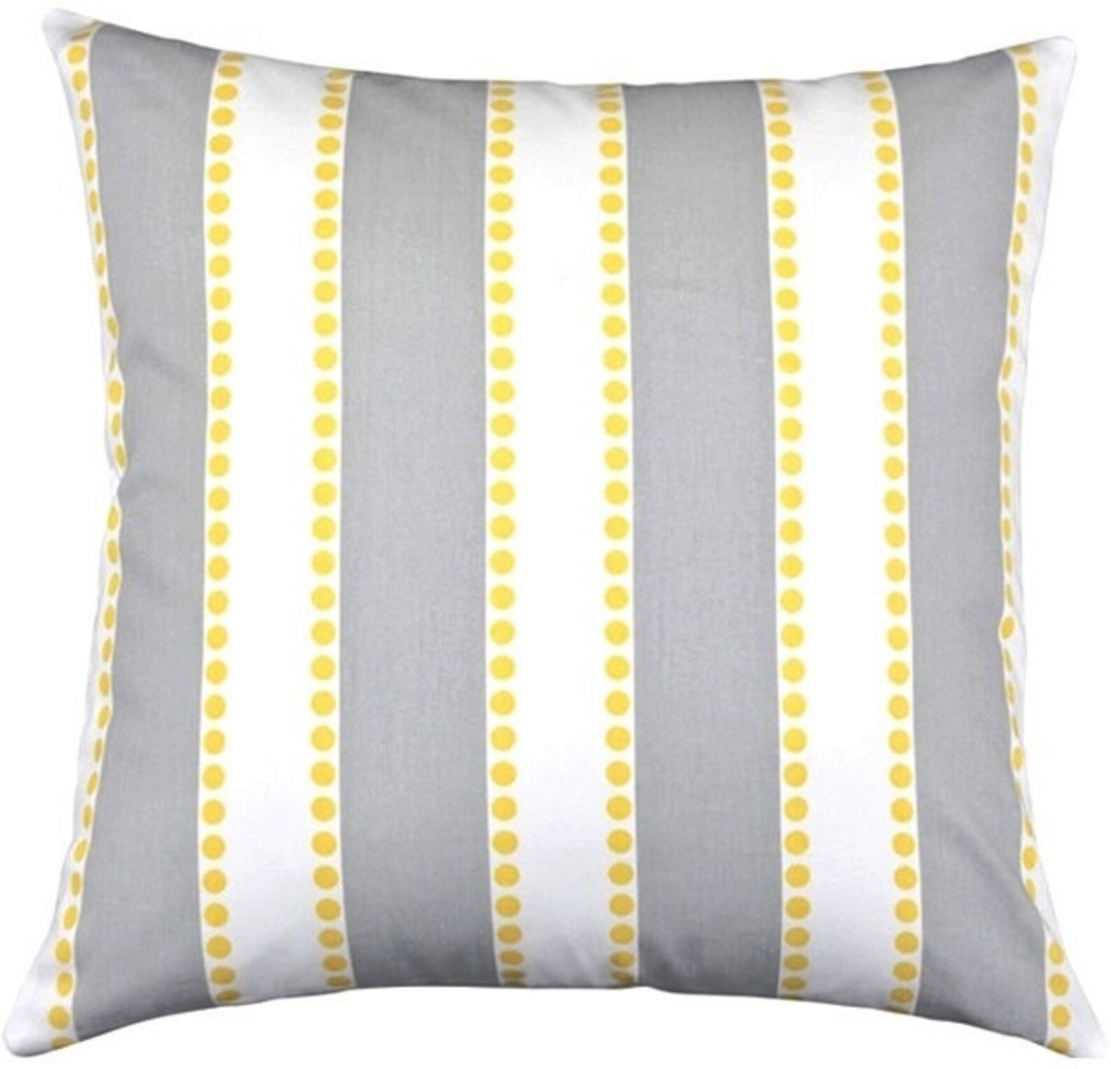 Yellow Grey Pillow Cover.yellow Throw Pillow.decorative Etsy