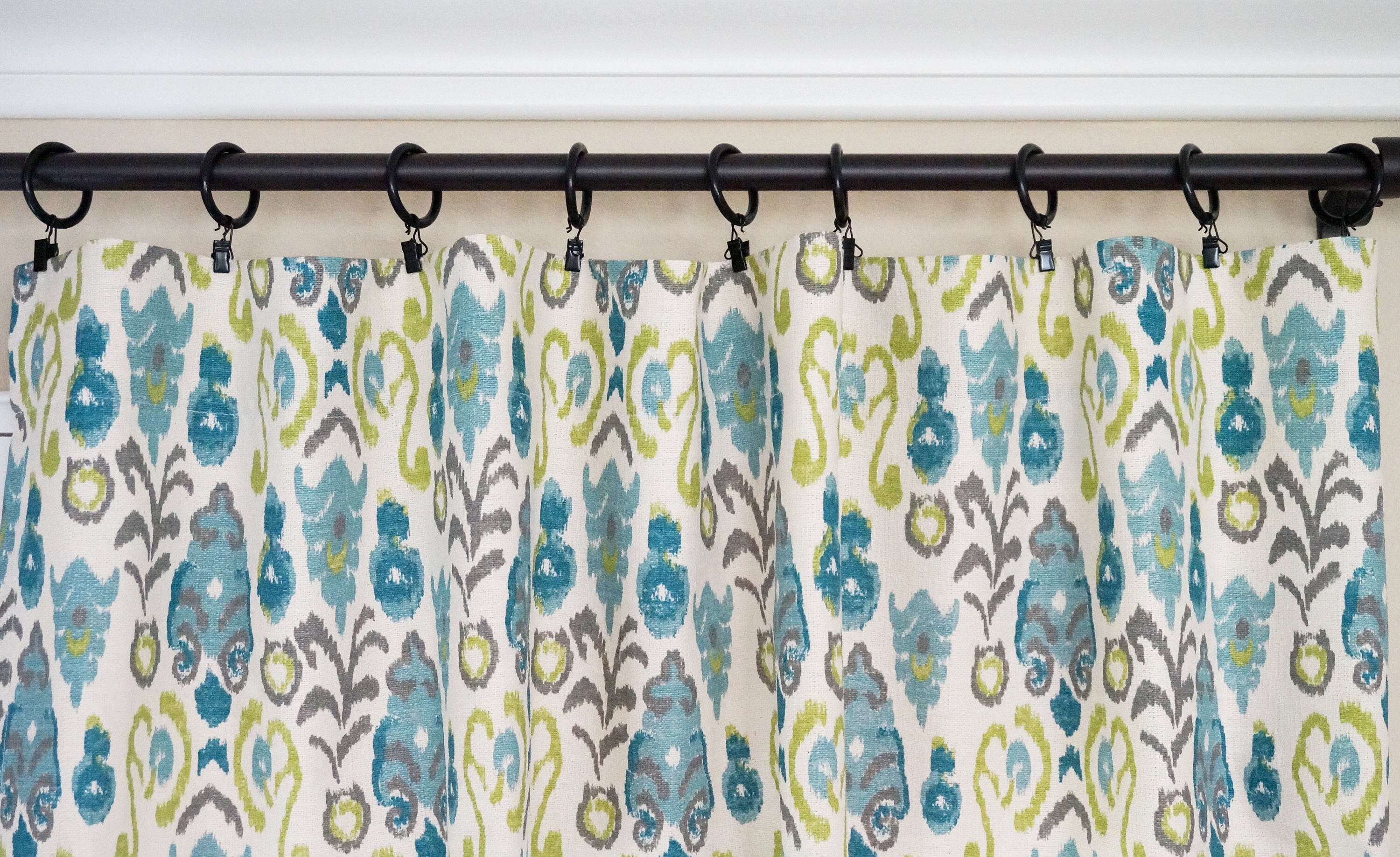 Navy Blue Curtains.lime Green Window Curtains.blue Green Etsy UK