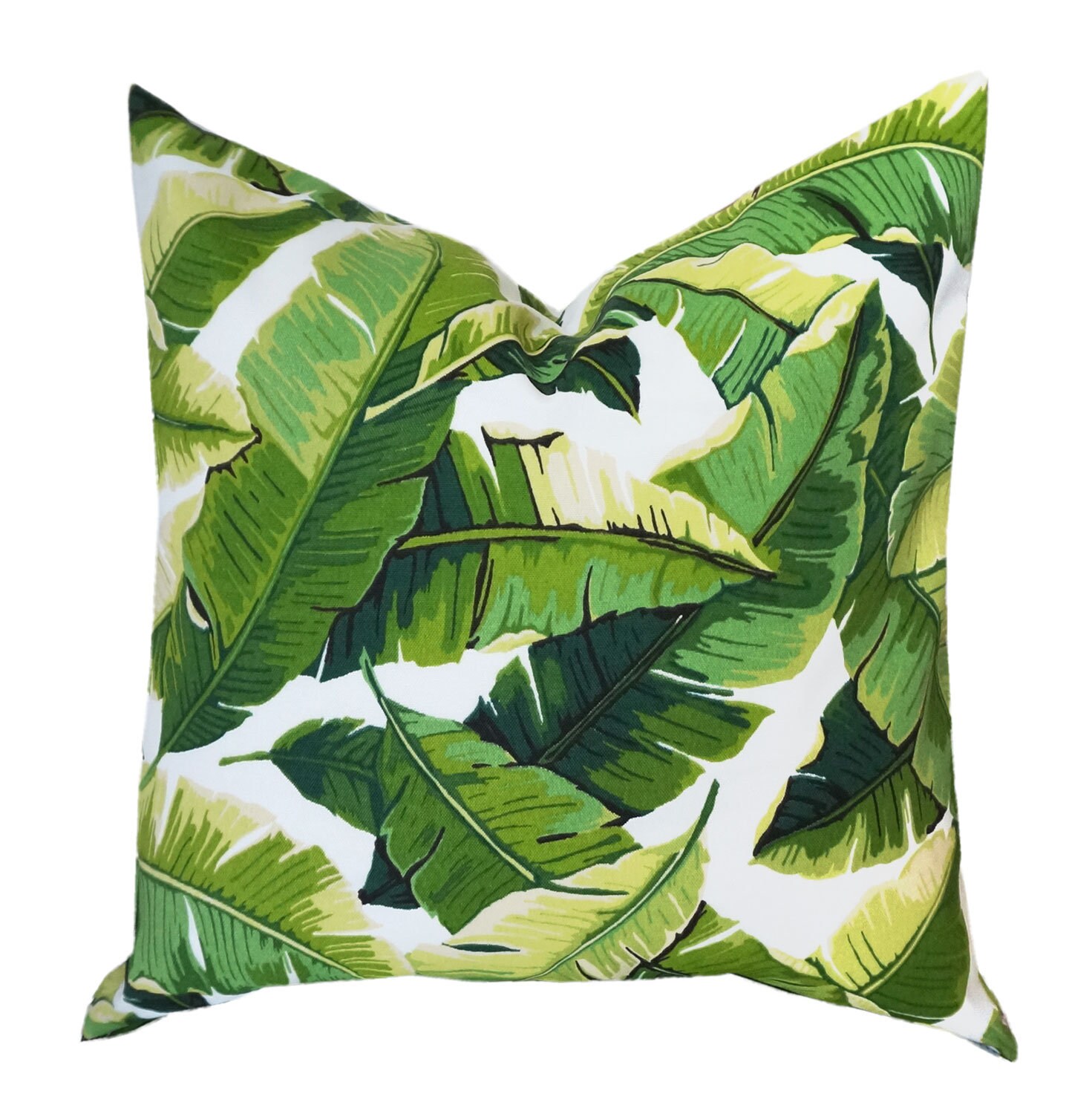 Outdoor Pillow Cover.Palm Leave Pillow.Green Throw Etsy