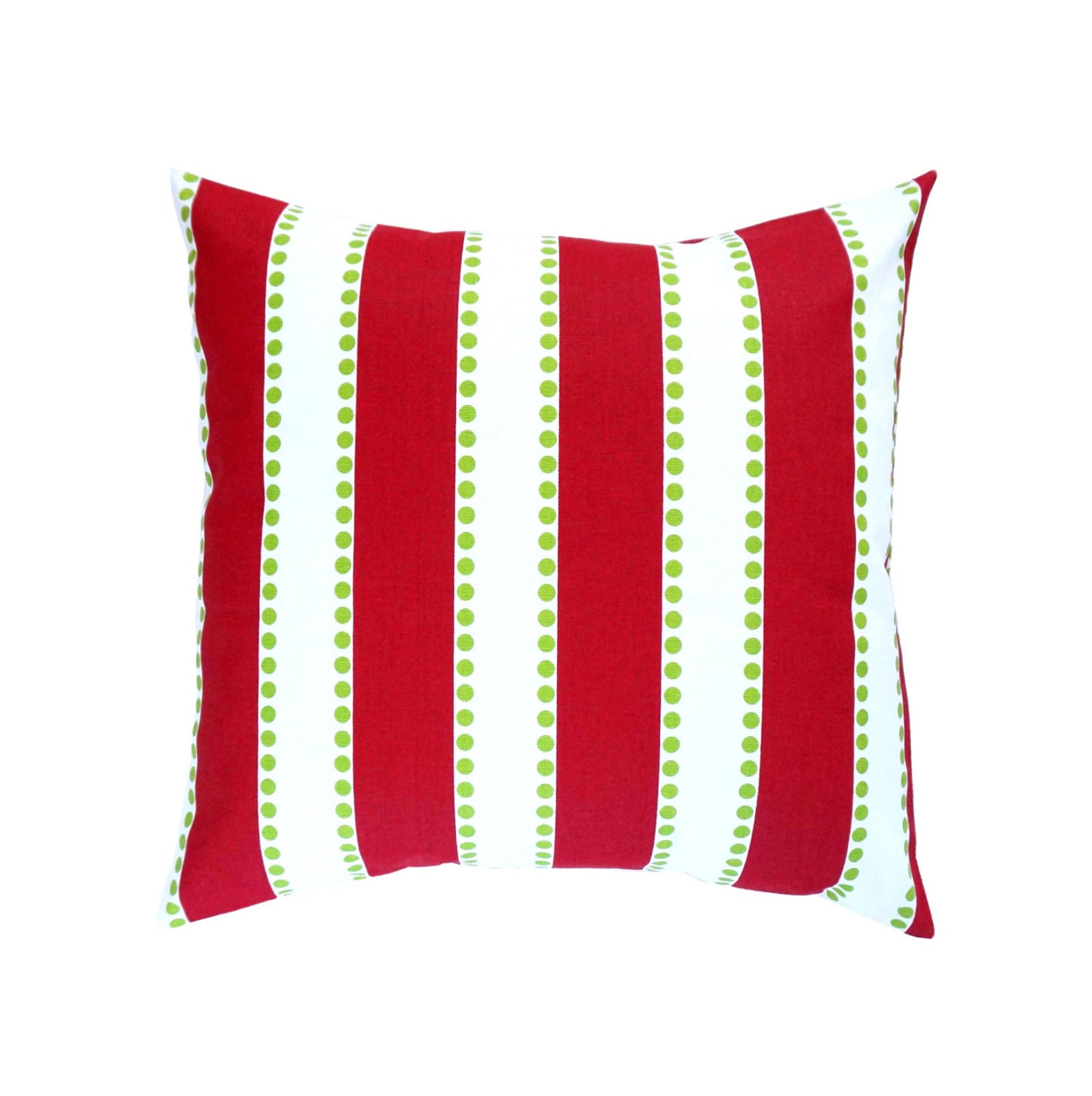 Red Pillows.Red Green Pillow Cover.Throw Pillows.Green Etsy