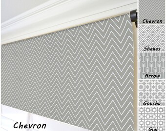 Gray Geometric Valances. Gray and White Window Valance. Gray White Curtains. Contemporary Home Decor. Kitchen Valance. Custom Size Valance.