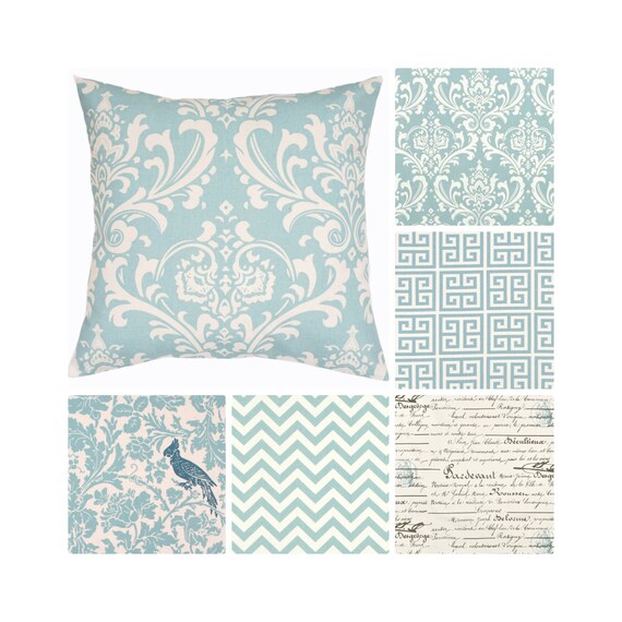 Mineral blue throw pillows hotsell