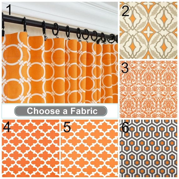 Orange Vorhang Platten Orange Taupe Vorhänge 63 84