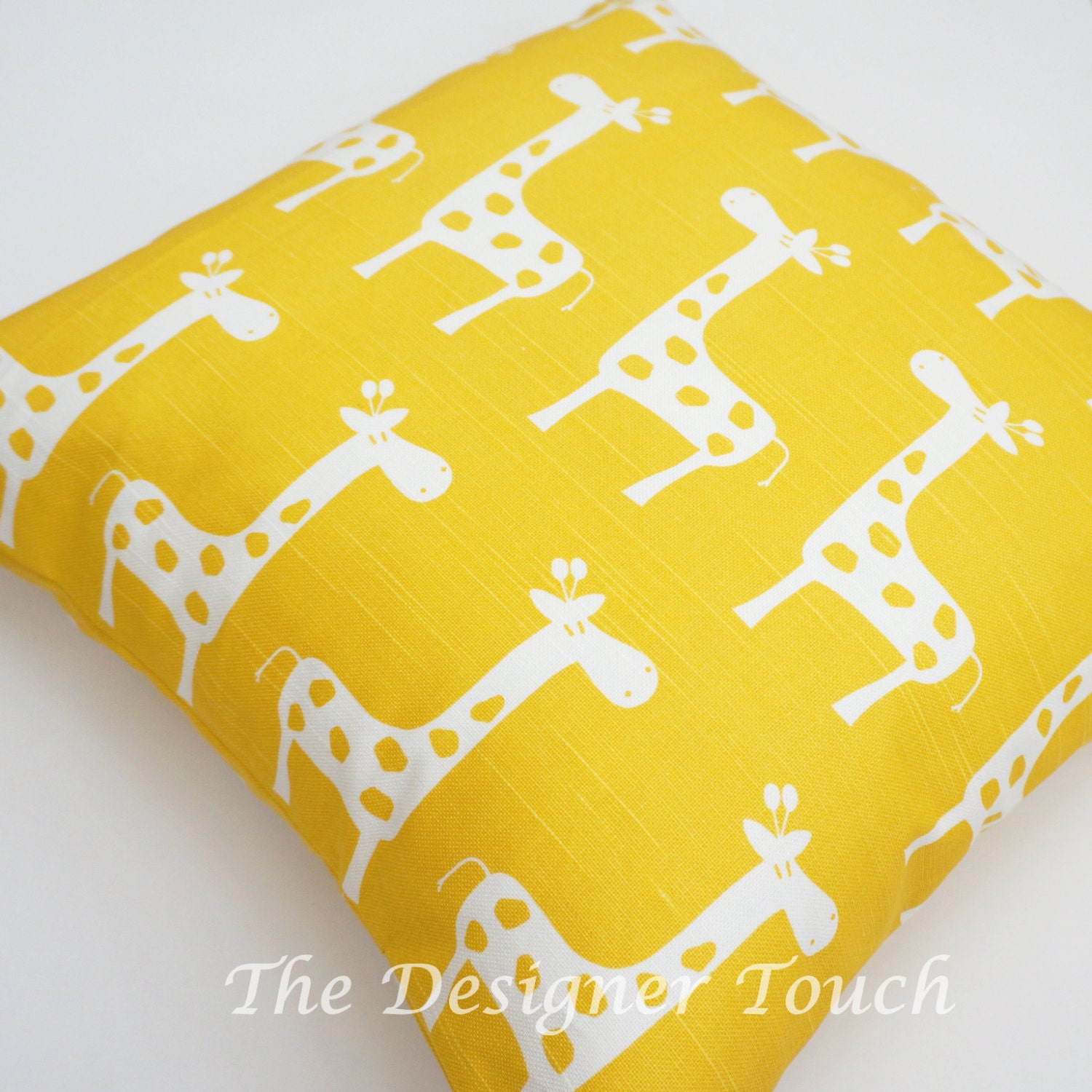 Yellow Pillow Cover.yellow Throw Pillows.cushion Cover.yellow Etsy