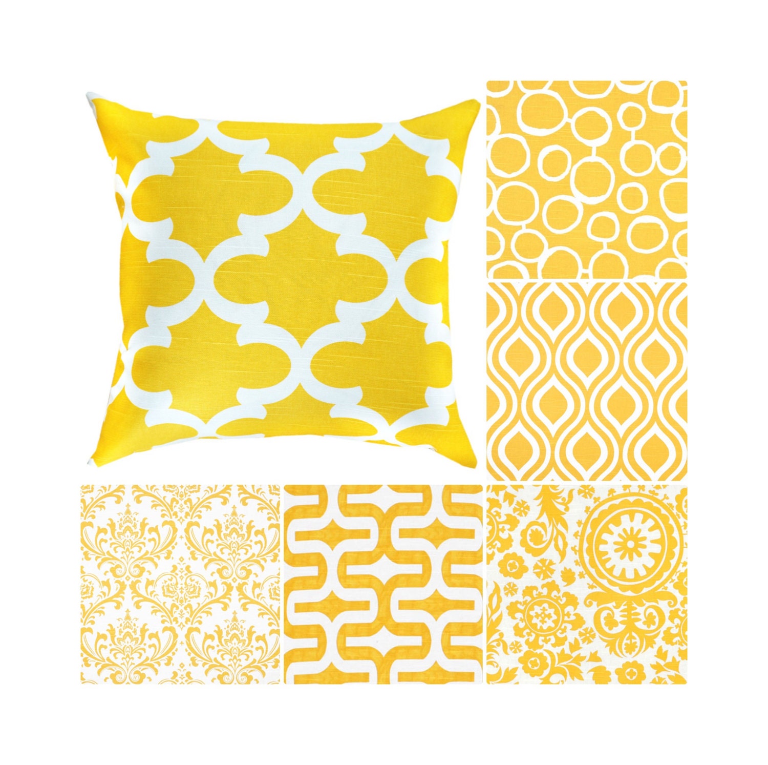 yellow euro sham