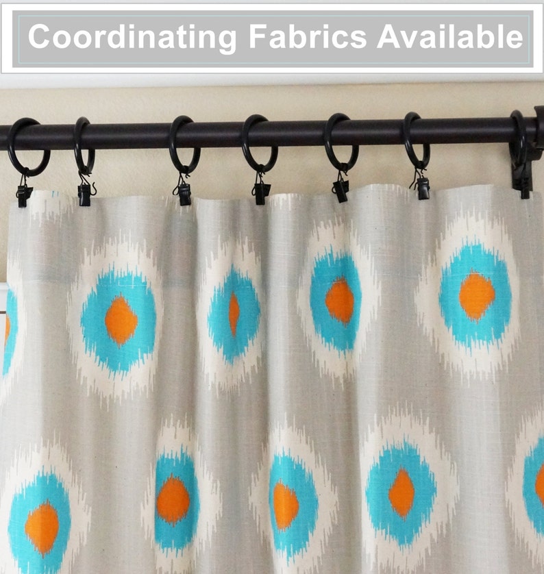Orange Curtain Panels Aqua Window Curtains Blue Grey Orange Curtain Panels Aqua Window, Aqua And Orange Curtains