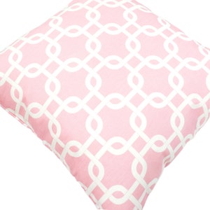 Pink Grey Throw Pillow Cover.Pink Toss Pillow.Damask Pillows.Pink Pillows.Decorative Pillow.Chevron Pillow.18x18,20x20.Any Size image 3