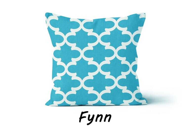 Aqua Blue Throw Pillow Cover.light Blue Toss Pillow.blue and Etsy
