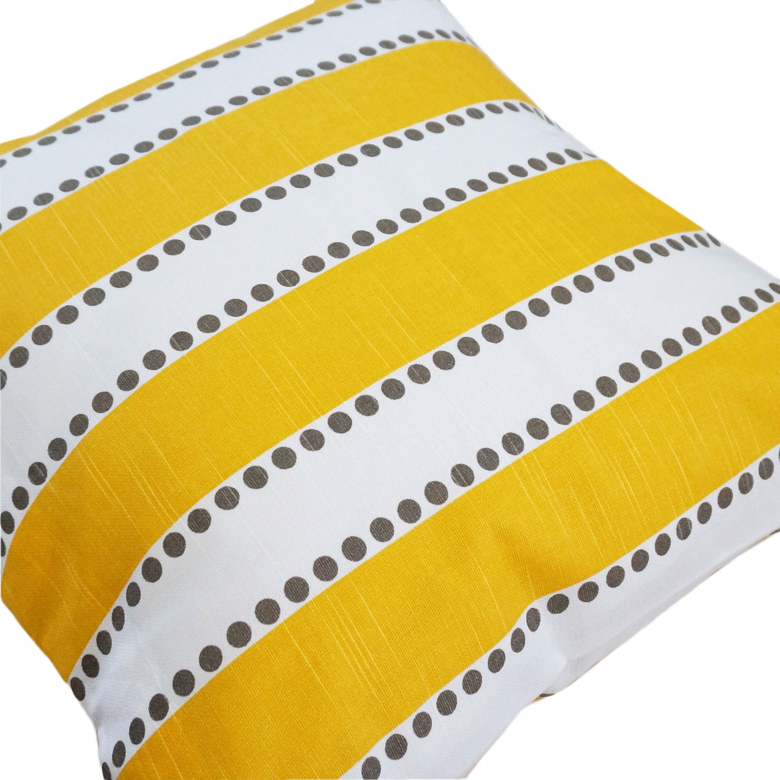 Yellow Grey Pillow Cover Yellow Pillow Geometric Chevron Etsy