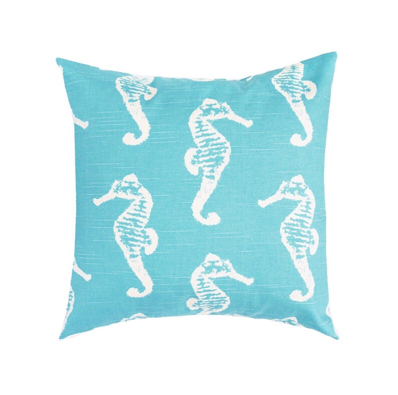 Light Blue Pillow Cover.aqua Pillow.euro Sham.nautical Etsy