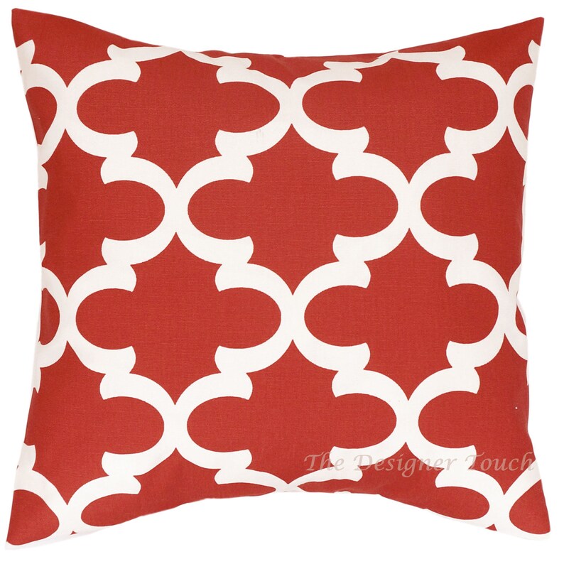 Red Orange Blue Green Grey Toss Pillow Throw Pillow Lumbar Etsy