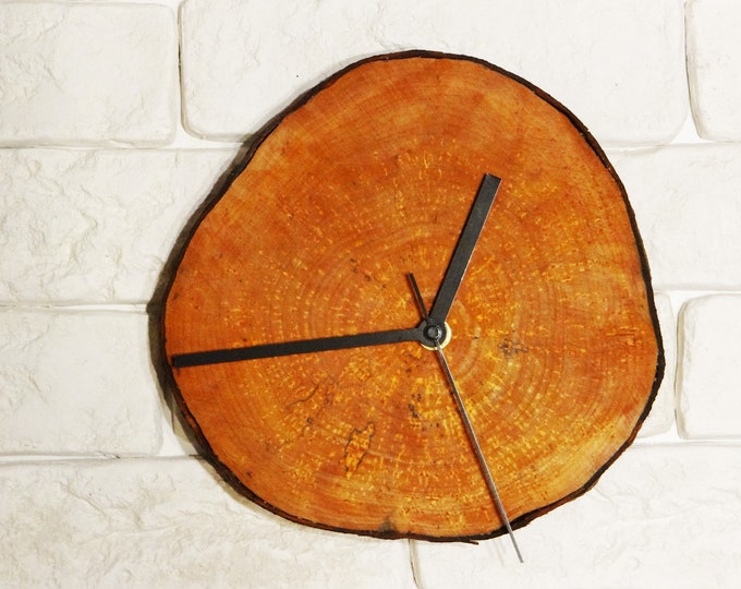 Clock, Wall Clock, Wooden Clock, Rustic Clock, Eco Friendly Clock