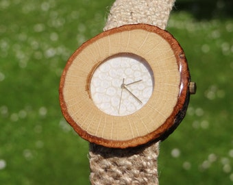 Wooden watch, wood watch, natural wood watch, unique watch, wood watch, gift ideas, wrist watch, design watch, handmade watch, oak tree