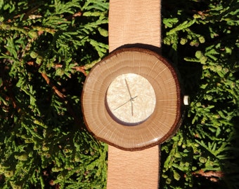 Wooden watch, rustic watch, gift for him, birthday gift, wood wrist watch, unique gift, handmade watch