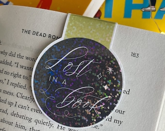 Marcapáginas magnético holográfico: regalo para amantes de la lectura