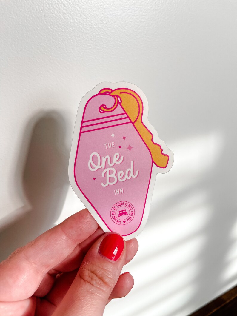 One Bed Inn Sticker Book Trope Sticker Bookish Sticker Etsy